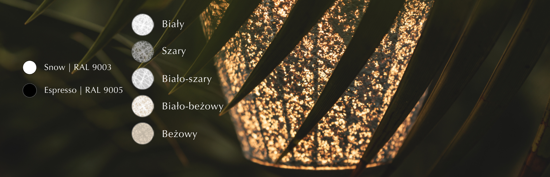 Materiały i wykończenie kolekcji Velora